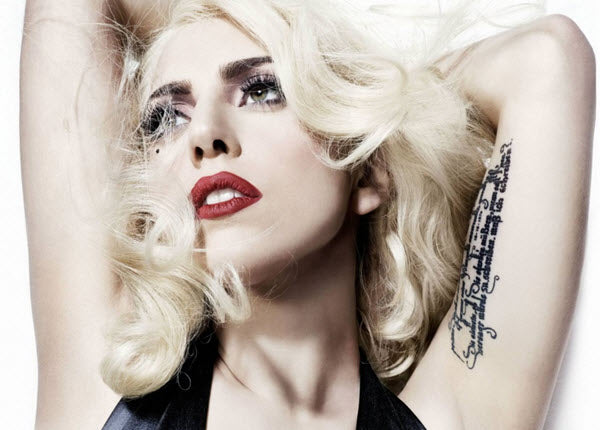Des tatouages à la Lady Gaga