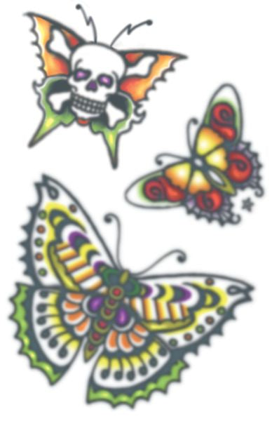 1960 Schmetterlinge Tattoo