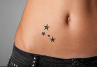 4 Stars Stencil For Tattoo Spray
