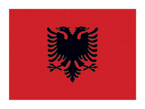 Albania Flag Tattoo