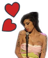 Amy Winehouse - Liefdeshartjes Tattoo