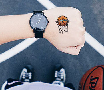 Basket-ball Dunk Tattoo
