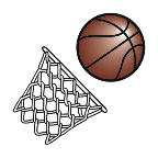 Kleine Basketball Tattoo