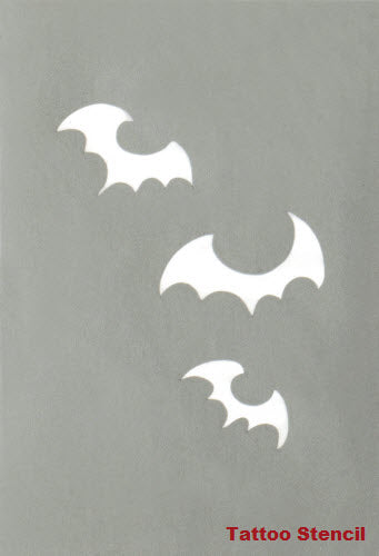 Bats Tattoo Stencil Stargazer