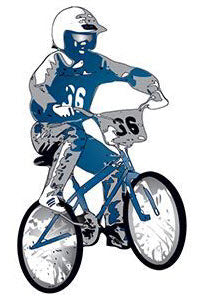 Cycliste BMX Tattoo