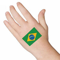 Brazilië Vlag Tattoo
