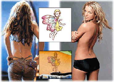 Britney Spears - Elfe Tattoo