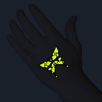 Vlinder -  Glow Tattoo