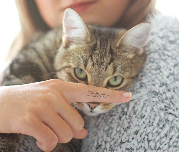 Katze Schnauze Tattoo
