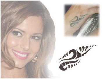 Cheryl Cole - Tatuagem Tribal Cole