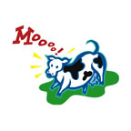 Small Cow Mooo Tattoo