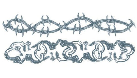 Geboeid - Chained Love - Tinsley Transfers (2 Tattoos)