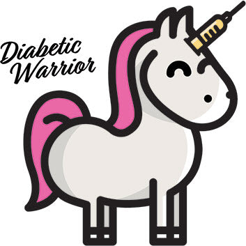 Diabetic Warrior Eenhoorn Tattoo