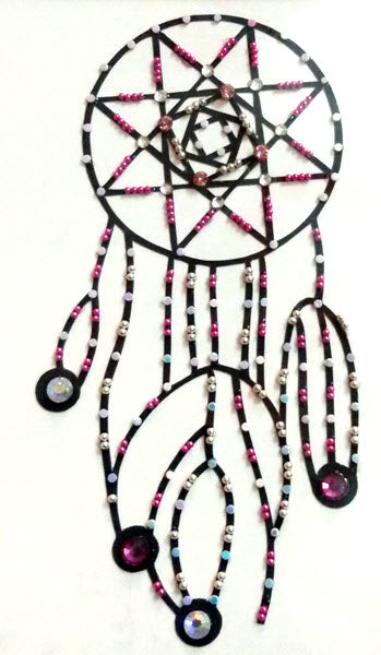 Dreamcatcher Body Jewelry Pink