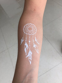Witte Lace Dromenvanger Tattoos