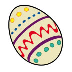 Piccolo Tatuaggio Di Uovo Di Pasqua
