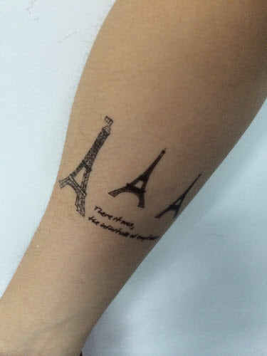Eiffelturm Tattoos