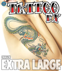 Draak Extra Large Tattoo