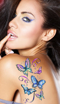Papillons De Fantaisie Tattoos
