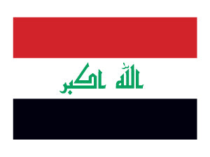 Irak Flagge Tattoo