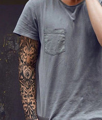 Full Sleeve Arm Tattoo Handmade Drawing - Tattoonie
