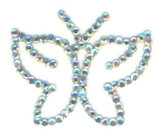 Edelstenen Vlinder Body Jewel Sticker