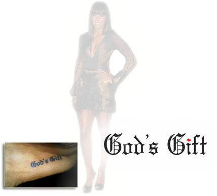 Kelly Rowland - God's Gift Tattoo