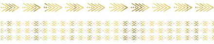 Gold Arrows & Cuff Bracelets Tattoos