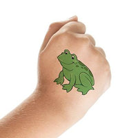 Gräner Frosch Tattoo