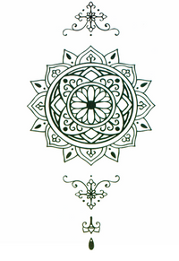 Manche De Tatouage Mandala Henné