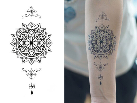 Henna Mandala Tattoo Sleeve