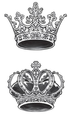 King & Queen Crown Tattoo
