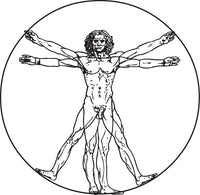 Vitruvianische Mensch - Da Vinci Tattoo