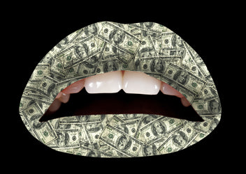 The Money Violent Lips (3 Lippen Tattoo Sätze)