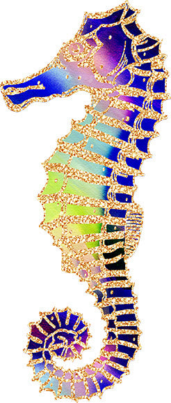 Hippocampe Métallique Multicolore Tattoo