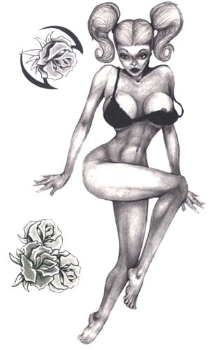 Pin-Up Fille Vilaine Tattoo