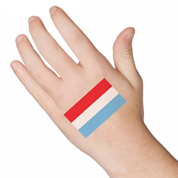 Niederländische Flagge Tattoo