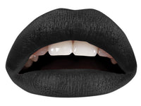 Noir Violent Lips (3 Lippen Tattoo Sätze)