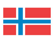 Norwegische Flagge Tattoo