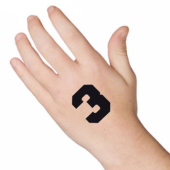 Cijfer 3 (Drie) Tattoo
