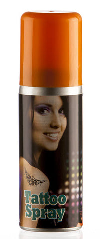 Spray Tatouage Temporaire Orange 50 ml