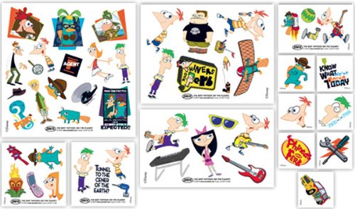 Phineas and Ferb (50 tattoos)