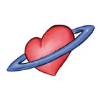 Planète Coeur Tattoo