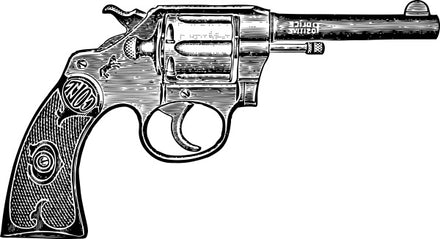 Vintage Revolver Tattoo