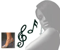 Rihanna - Muzieknoten Tattoo