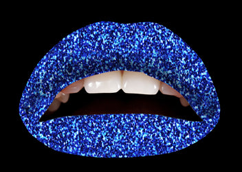 Sapphire Glitteratti Violent Lips (3 Lippen Tattoo Sätze)