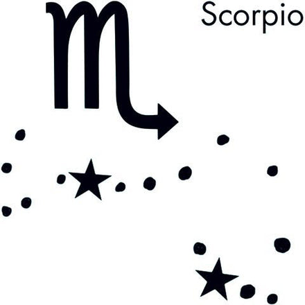Astrologischer Skorpion Tattoo