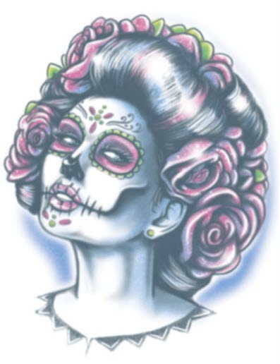 Señora Muerte Tatuaje