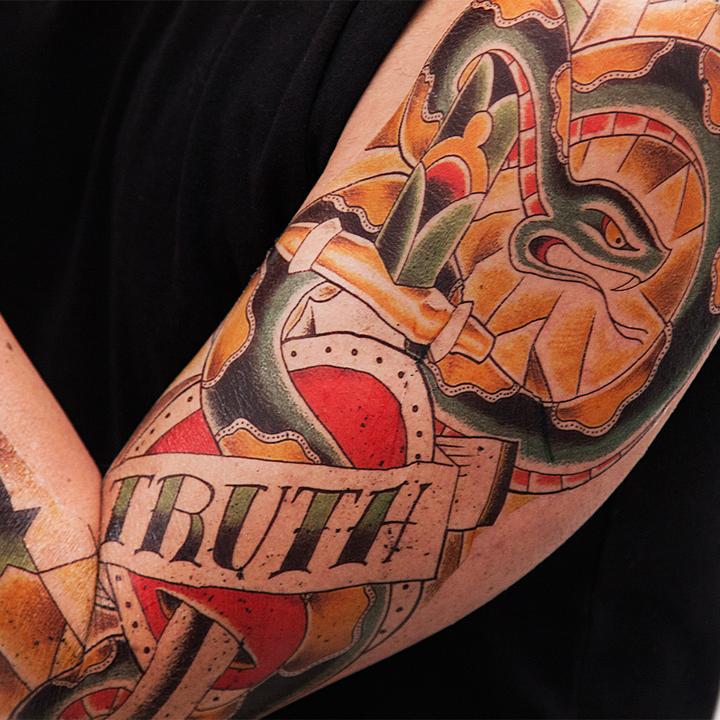 Full Sleeve Arm Tattoo 