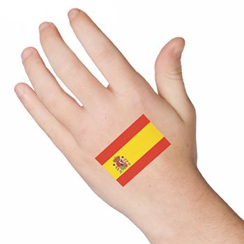 Spain Flag Tattoo